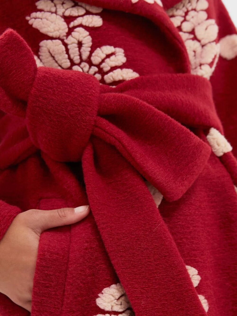FARM RIO Burgundy Bold Flowers Coat *SOLD OUT ONLINE* - Size XL - Picture 4 of 12